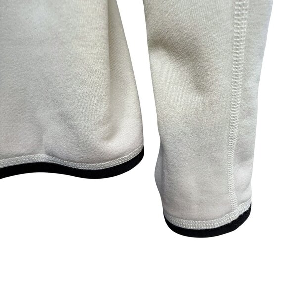 Ralph Lauren RLX Fleece Pullover Medium S/M Womens Cream 1/4 Zip Mock Neck Sport - Picture 10 of 14